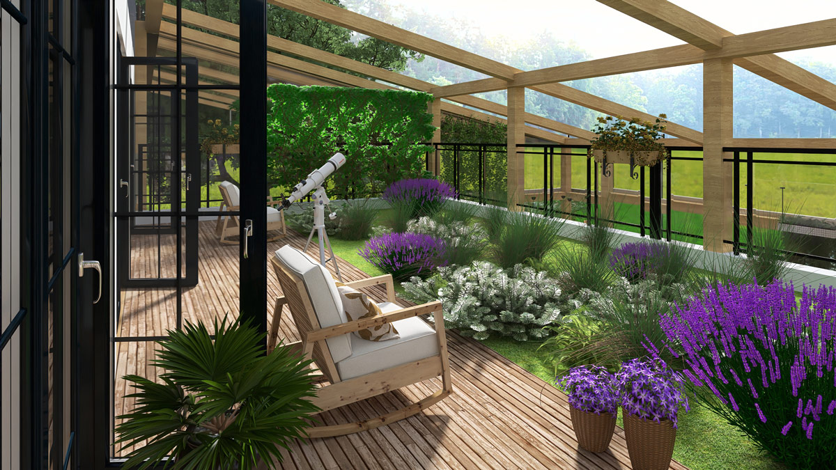 Solar Passive house - interior